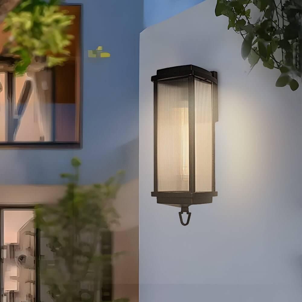 Outdoor Wall Lantern Modern LED Sconce 19.7 inch Patio Entry Light