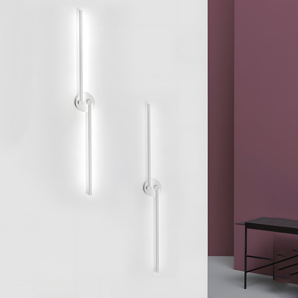 Wall Sconce Modern Rotatable Linear LED Black Bedroom Reading Light