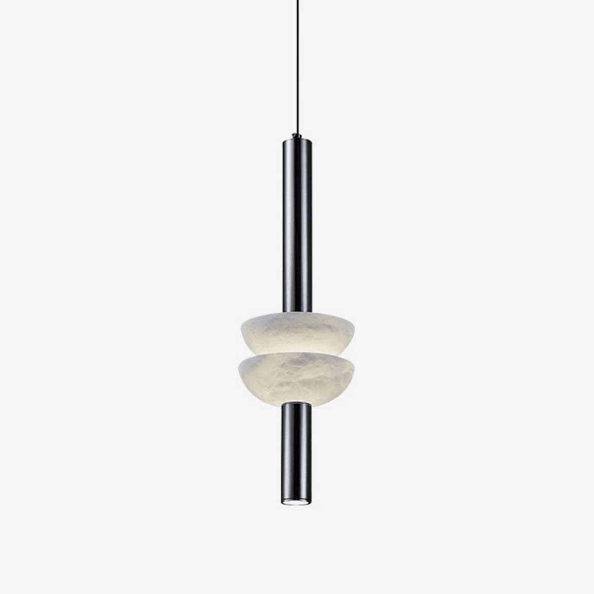 Alabaster Column Pendant Lamp