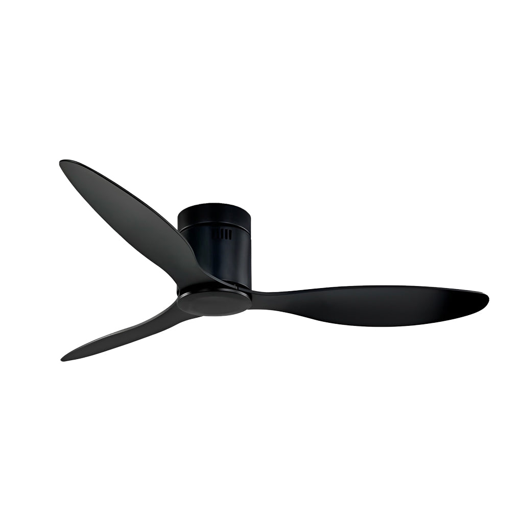 3-Blade Modern Ceiling Fan with Dimmable LED Light & Remote