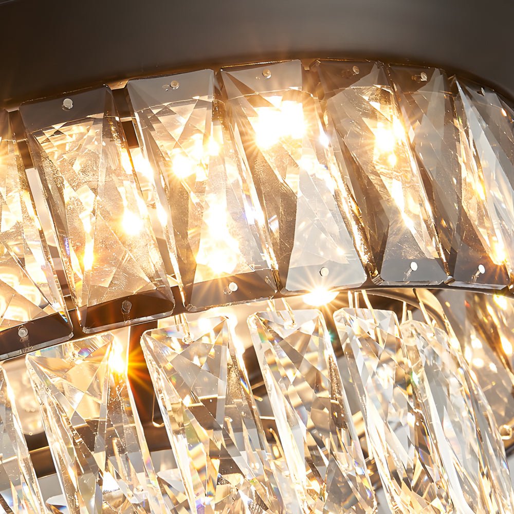 20" Crystal Retractable Ceiling Fan with LED Light