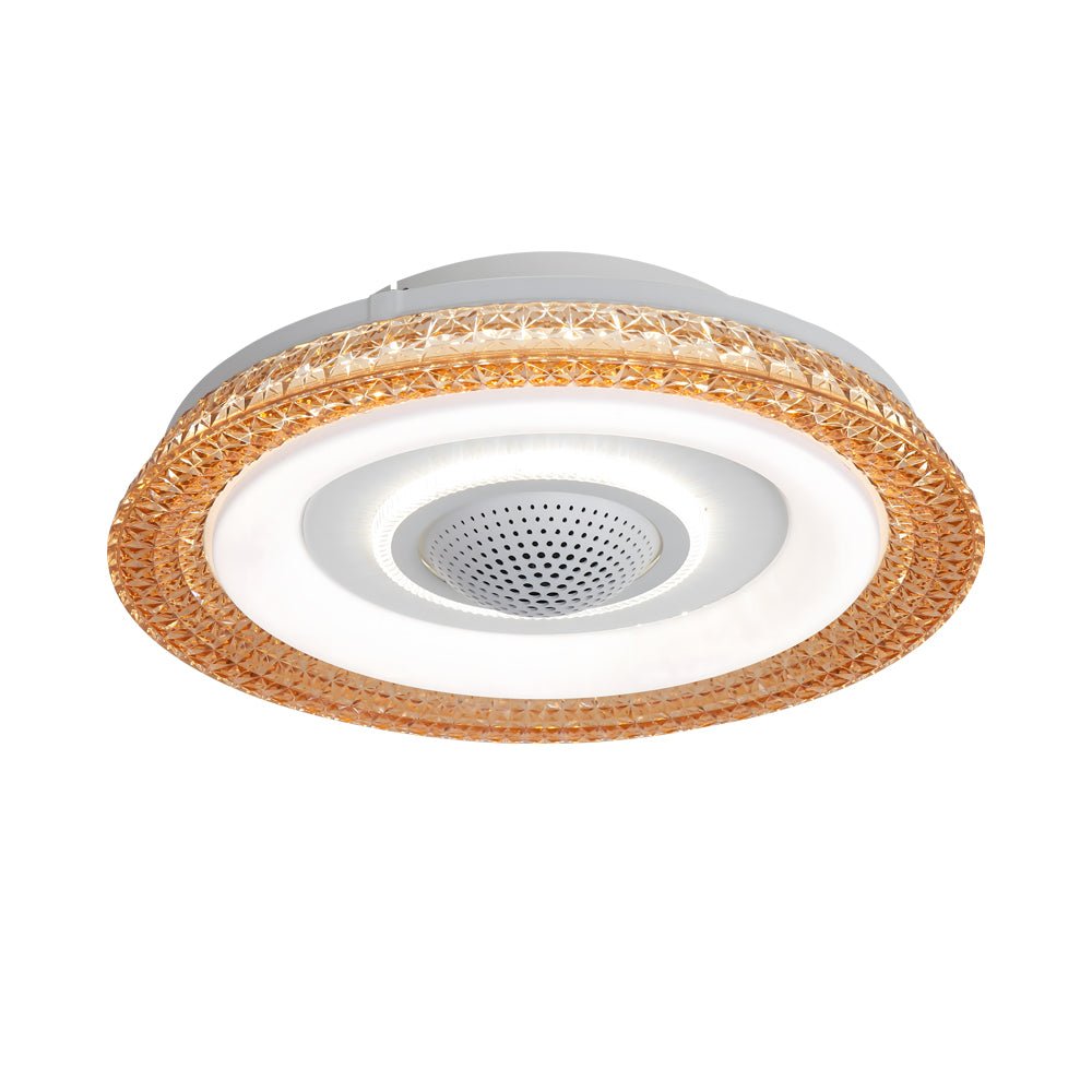 20" Bladeless Ceiling Fan with Dimmable LED & Remote