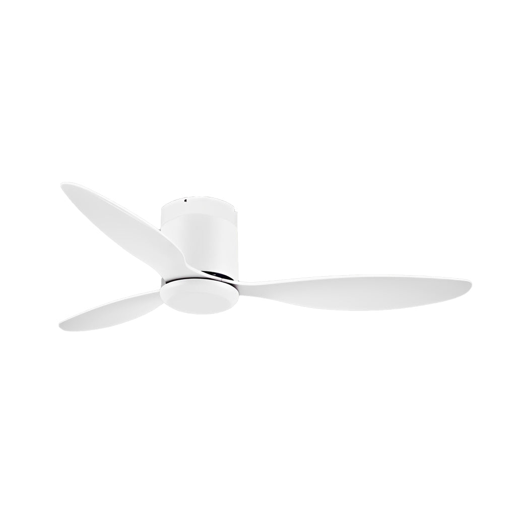 3-Blade Modern Ceiling Fan with Dimmable LED Light & Remote