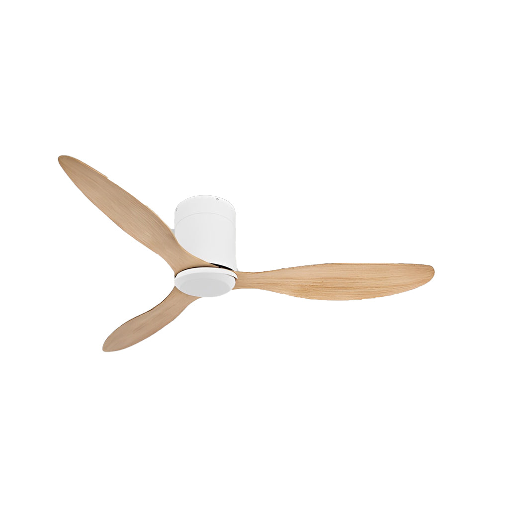 3-Blade Modern Ceiling Fan with Dimmable LED Light & Remote