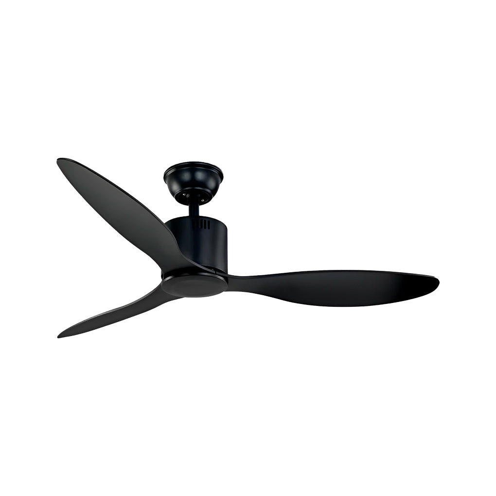 3-Blade Modern Ceiling Fan with Dimmable LED Light & Remote