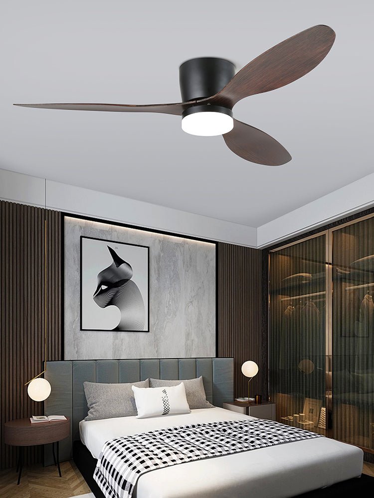 Aerodynamics Ceiling Fan with Light