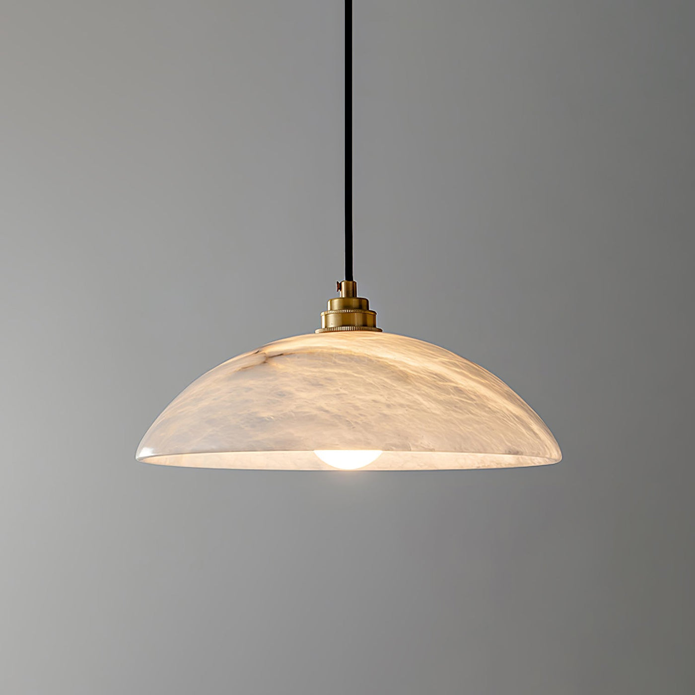 Alabaster Dome Swag Alabaster Pendant Lamp
