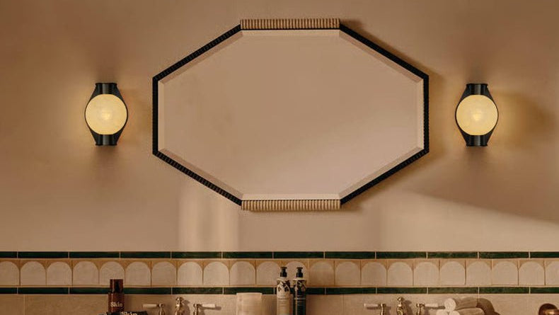 Alabaster Orb Wall Sconce