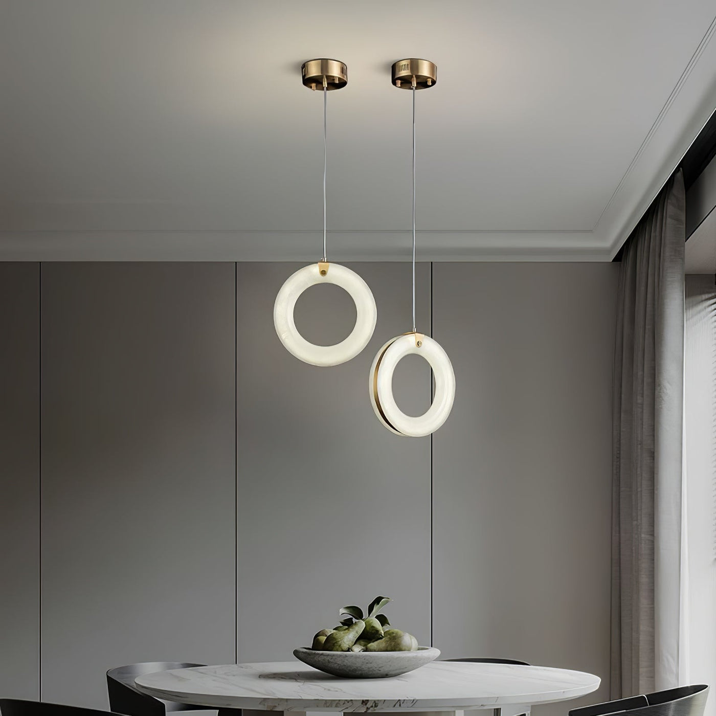 Alabaster Ring Alabaster Pendant Light