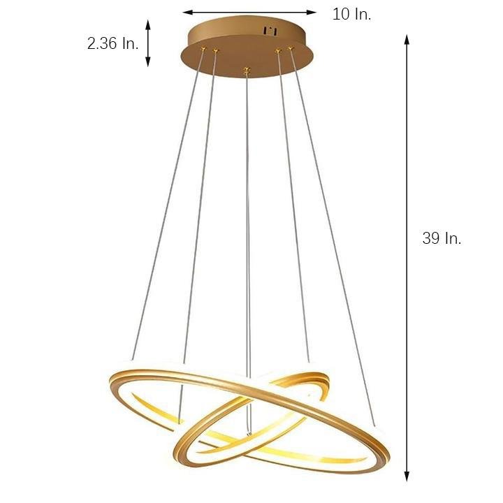 Dual Ring Nordic LED Chandelier