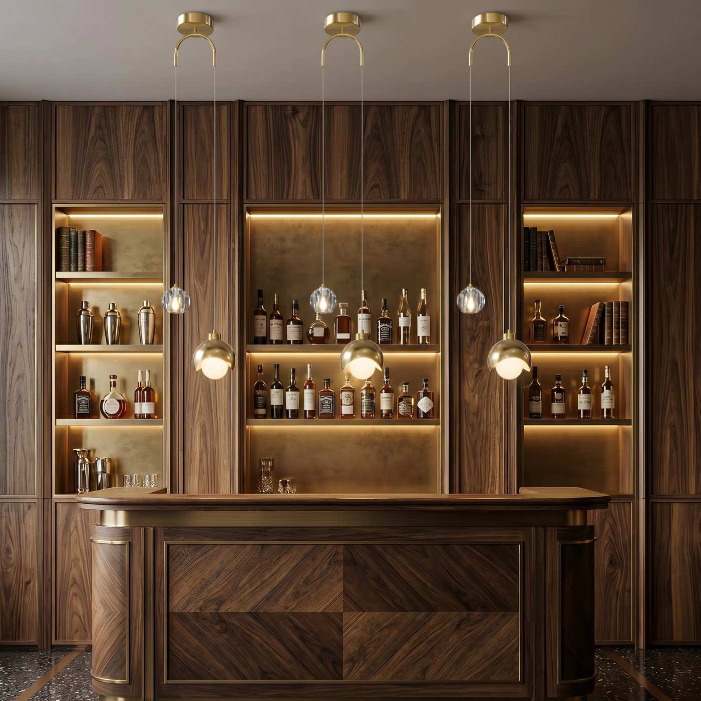 Nordic Luxury Crystal LED Chandelier