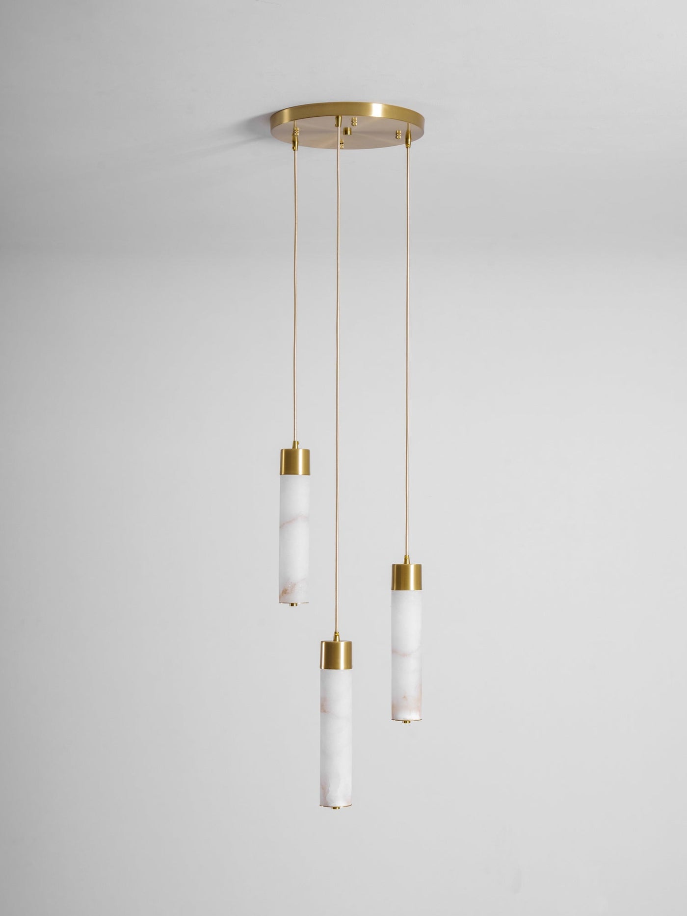 Alabaster Tala Brass Pendant Lamp
