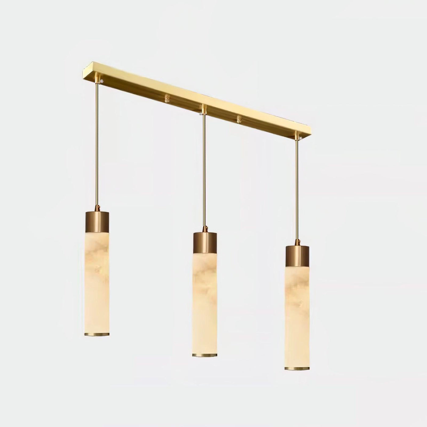 Alabaster Tala Brass Pendant Lamp