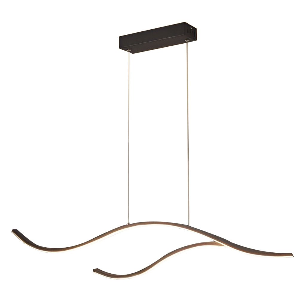 Wave LED Linear Chandelier