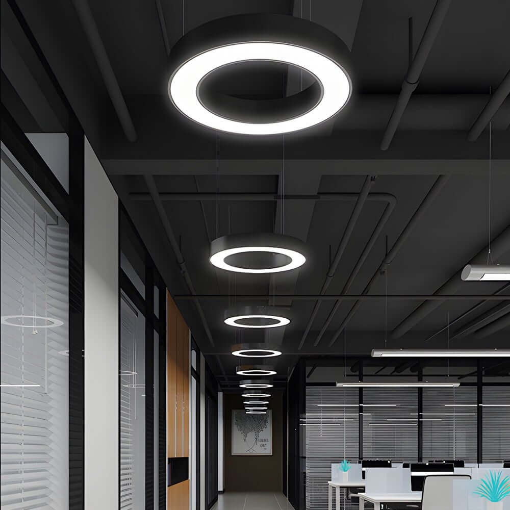 Modern LED Ring Chandelier