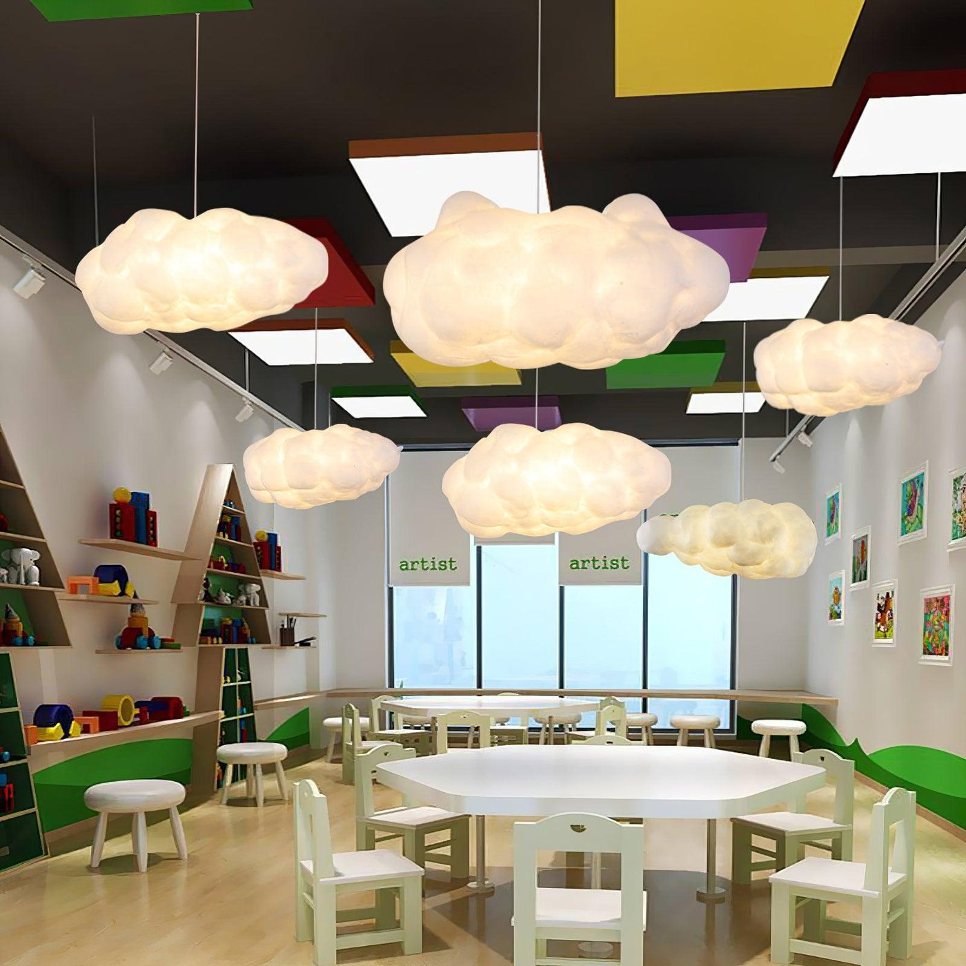 Cloud Cluster LED Pendant
