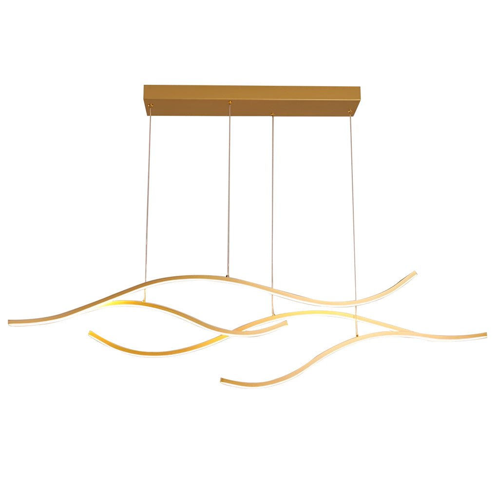 Wave LED Linear Chandelier
