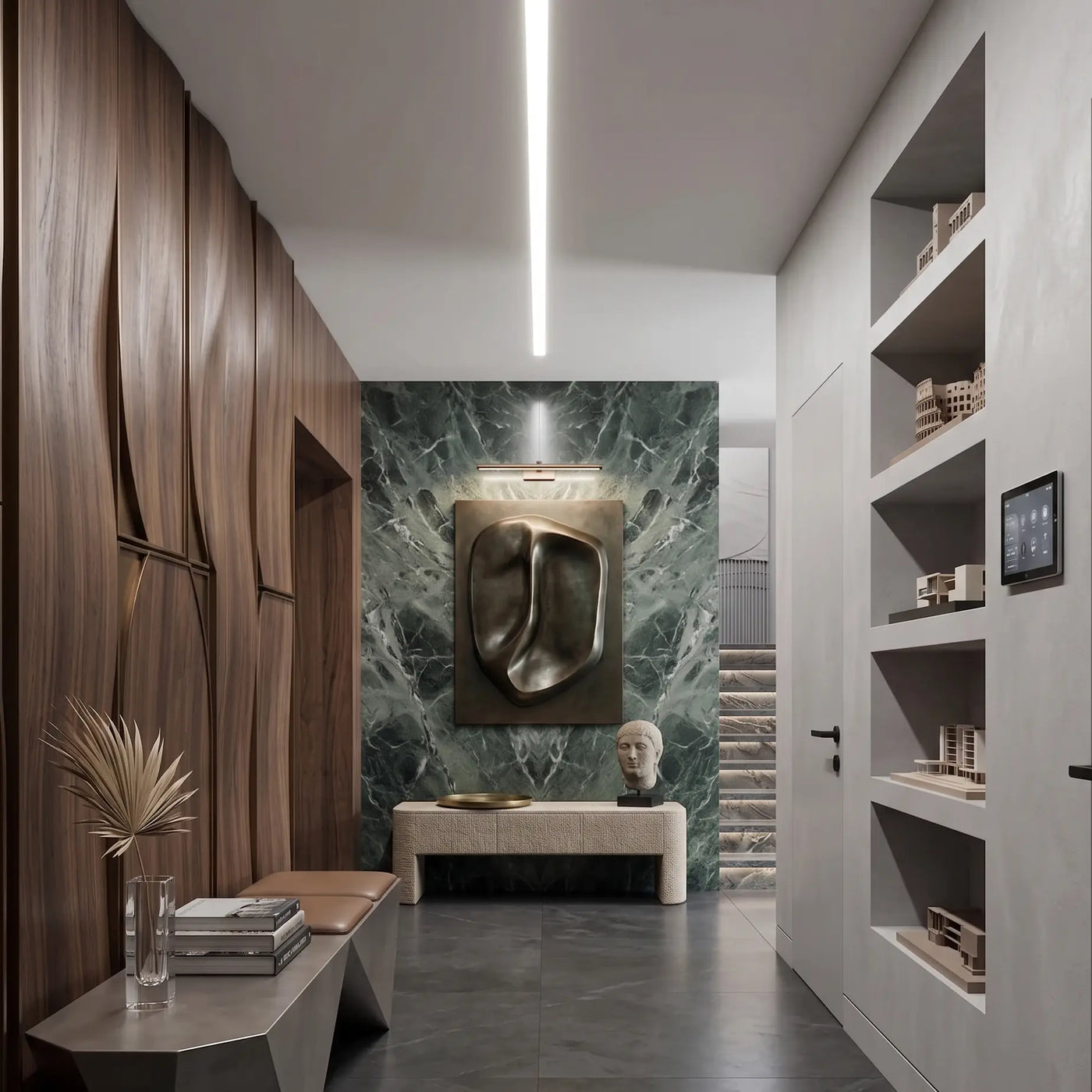 Long Linear Dimmable Ceiling Light