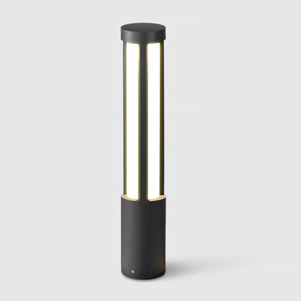 Bollard Light Modern LED Cylinder Pathway Outdoor Landscape Driveway