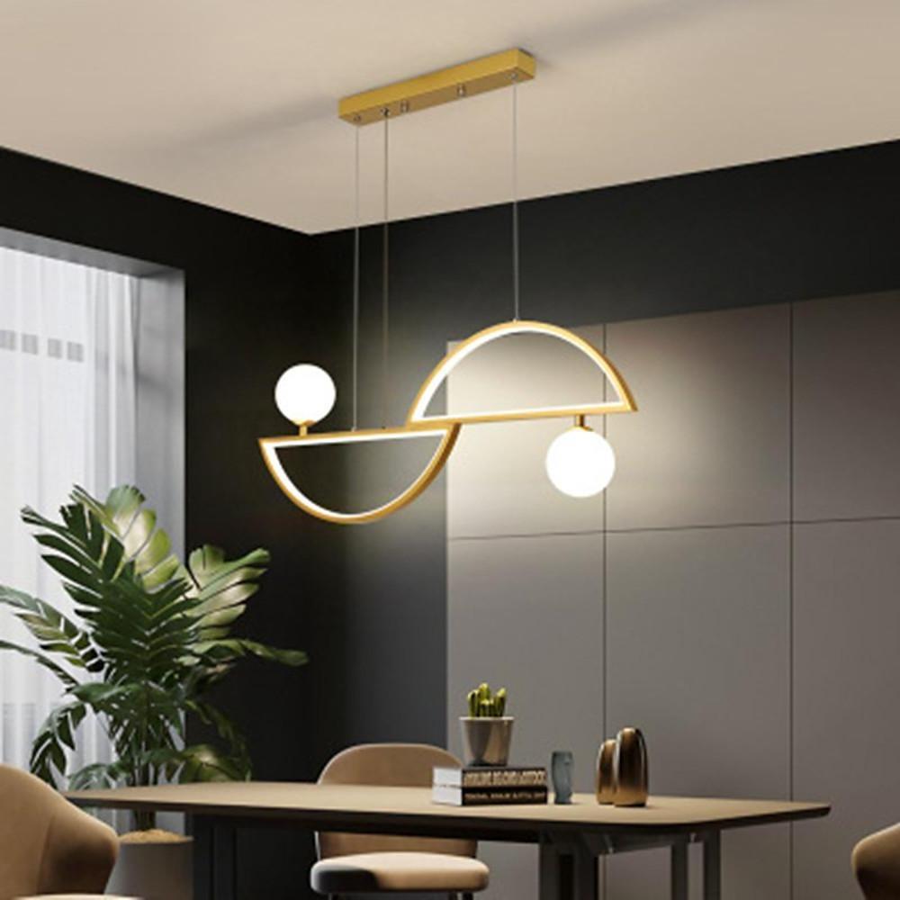 Twin Globe Glass LED Pendant