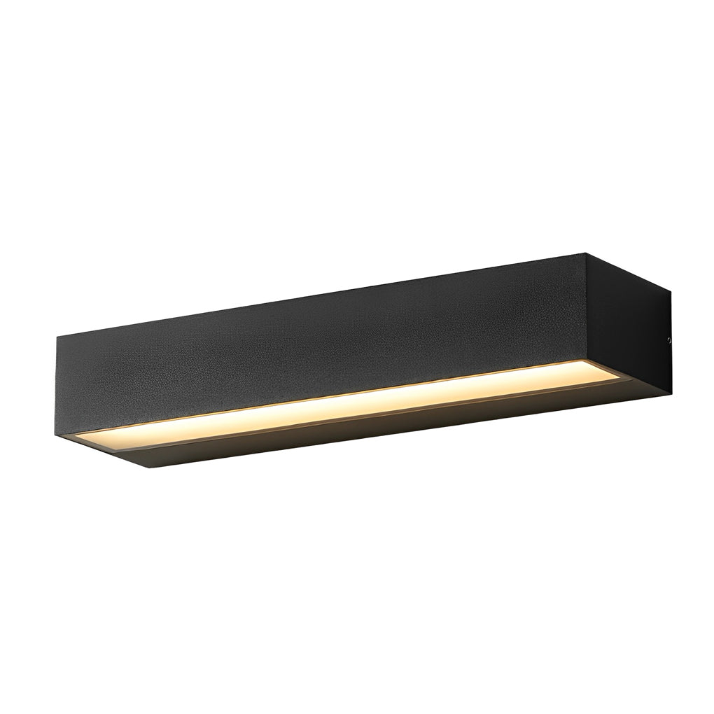 Outdoor Porch Light Modern LED Door Number Black Waterproof Sconce