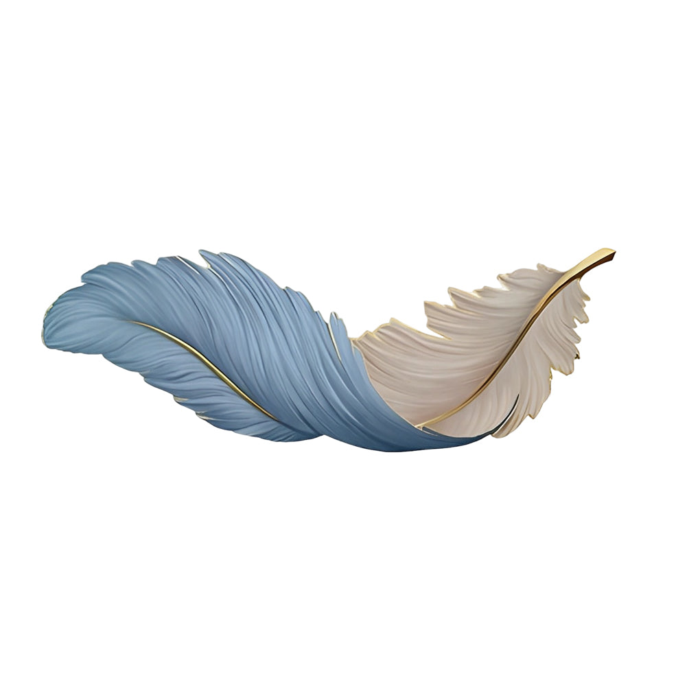 Wall Lamp Luxury Feather LED Art Deco Bedroom Living Room Sconce