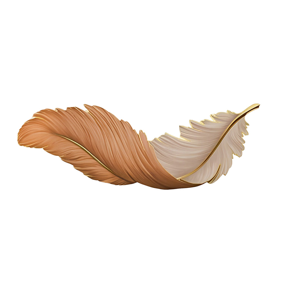 Wall Lamp - Luxury Feather LED Art Deco - Bedroom Living Room Sconce
