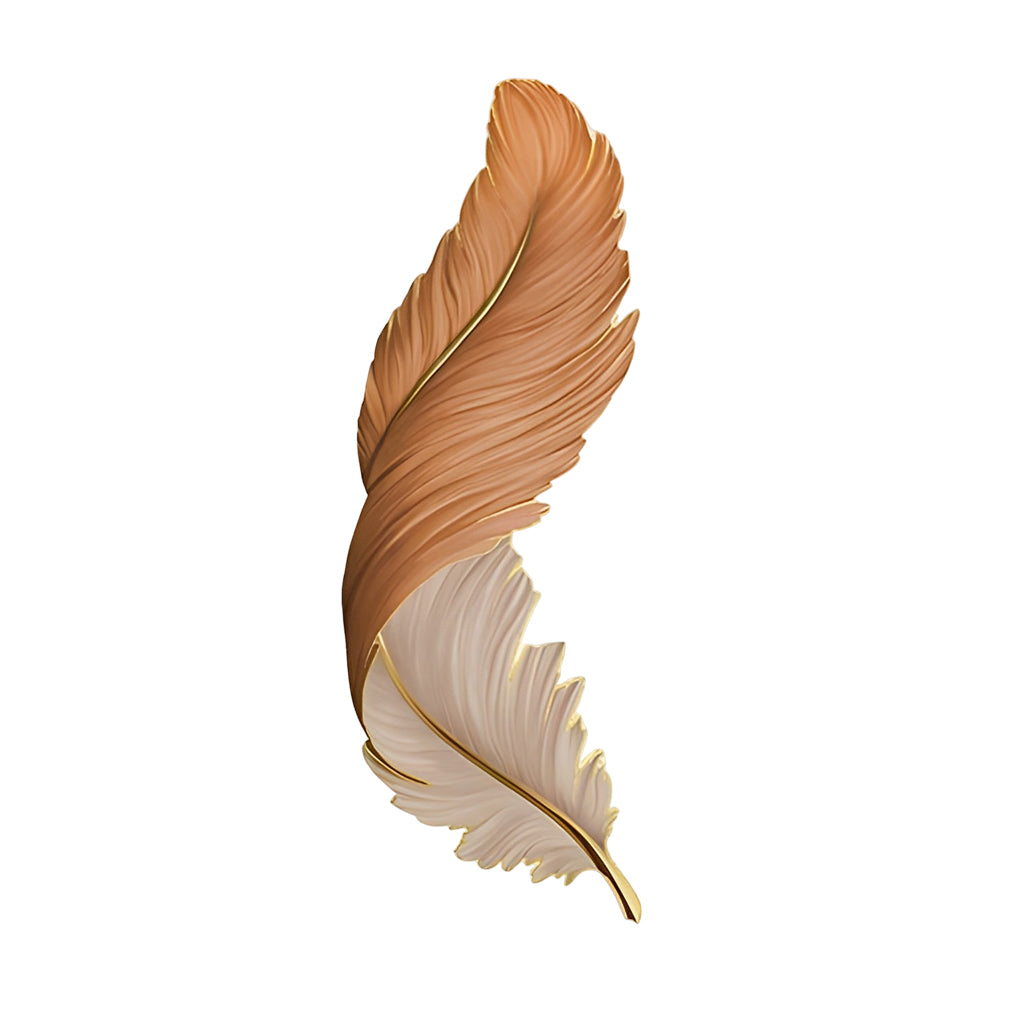 Wall Lamp - Luxury Feather LED Art Deco - Bedroom Living Room Sconce