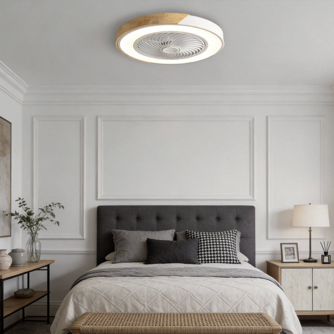 Bladeless Ceiling Fan with LED Light