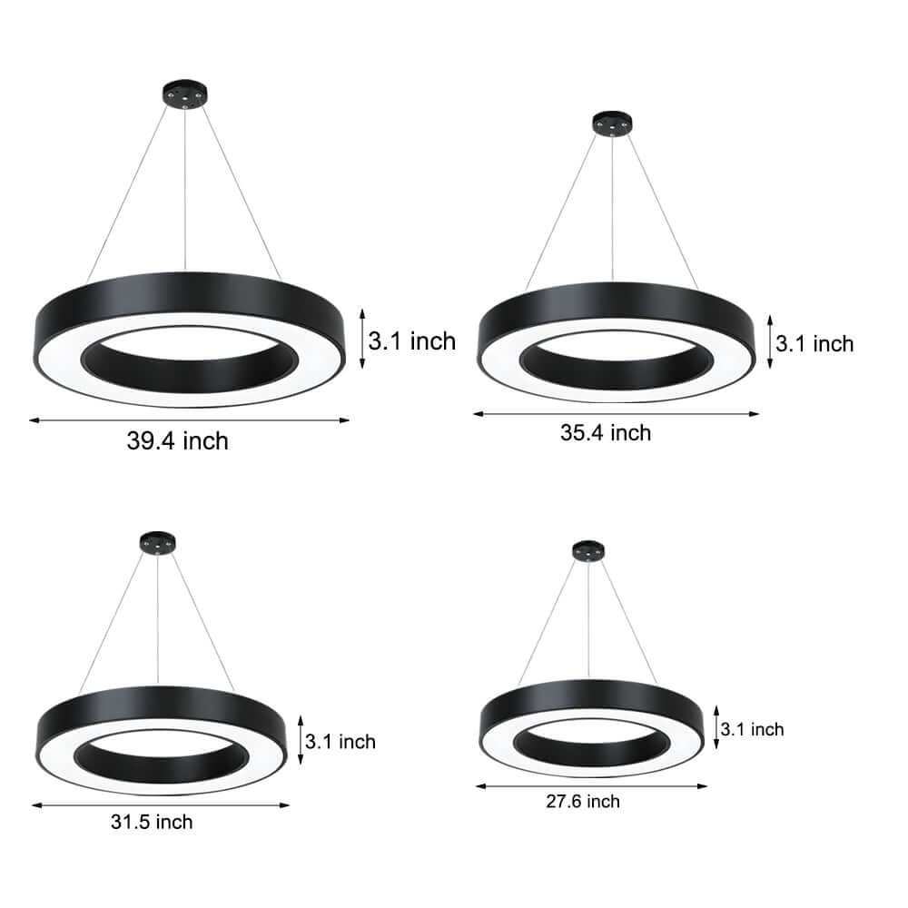 Modern LED Ring Chandelier