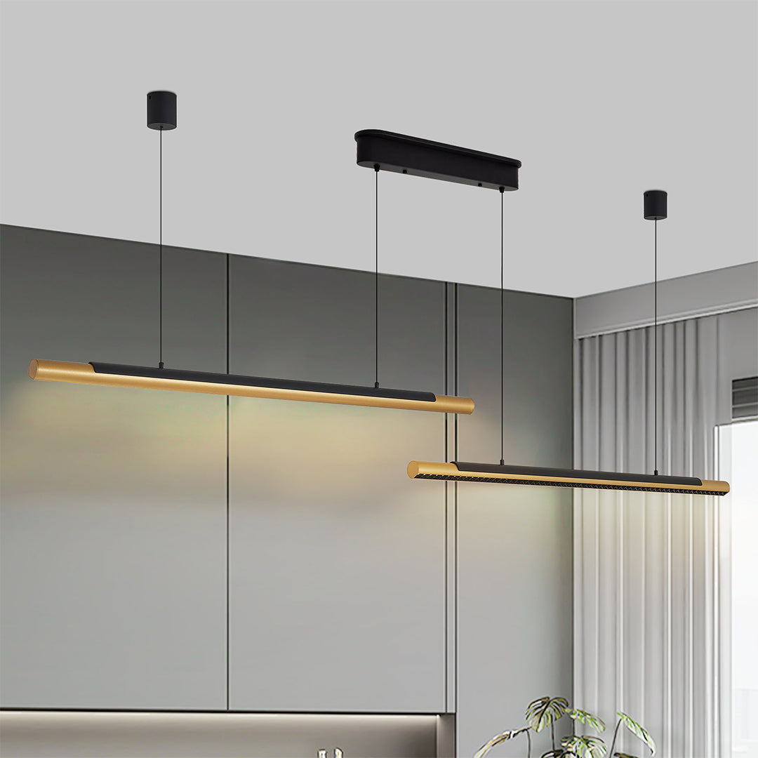 Dual-Head Linear LED Pendant