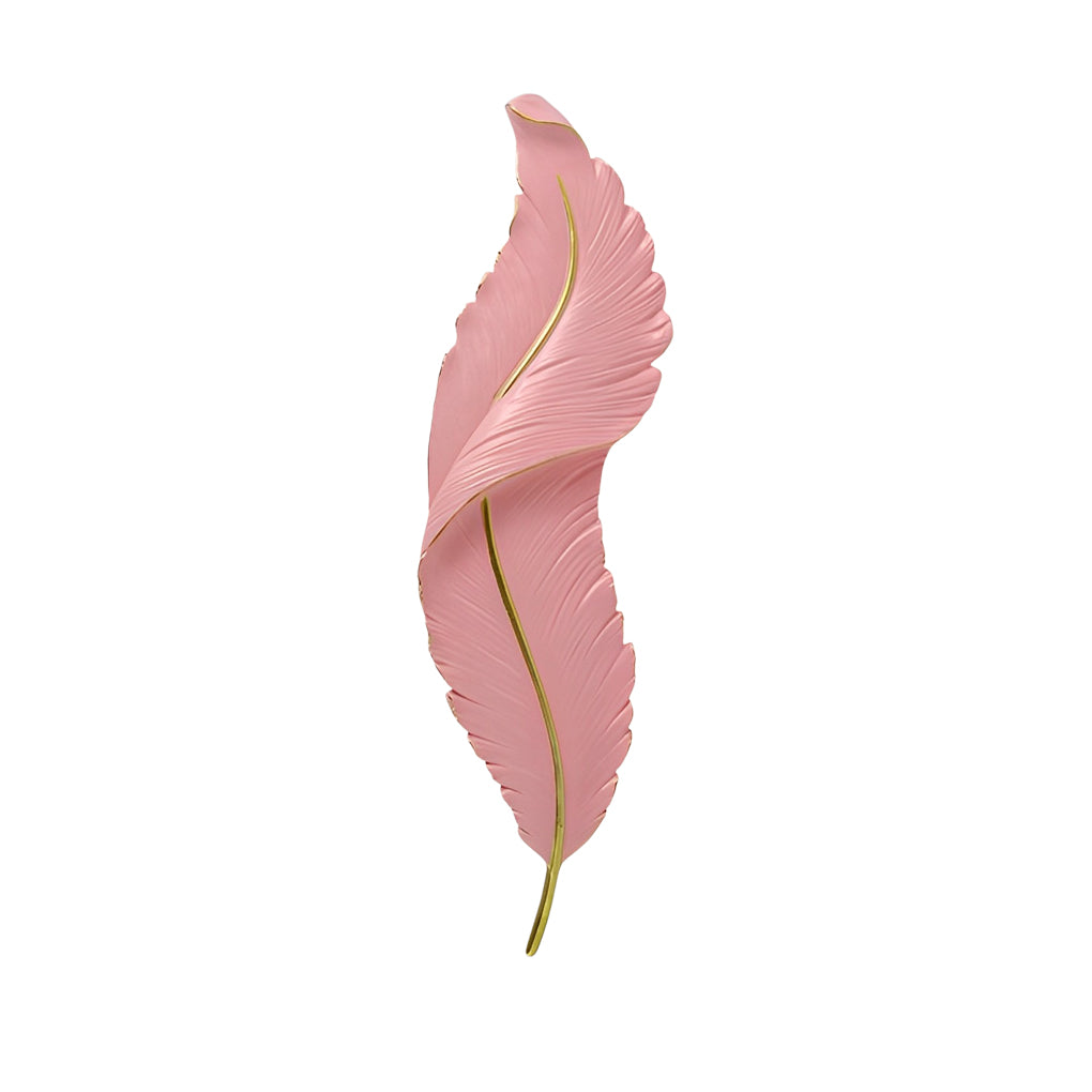 Wall Sconce - Luxury Feather LED Modern Lamp - Hallway Bedroom Light