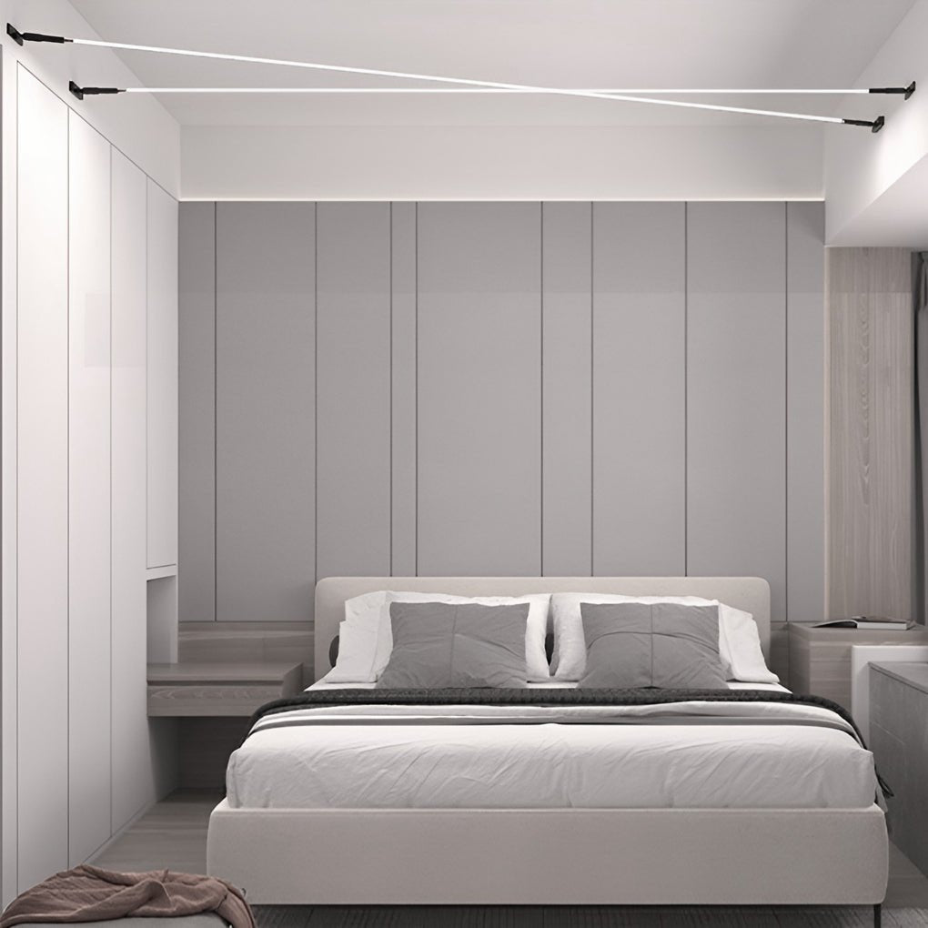 LED Bar Light Modern Rotatable Linear Strip Ultra-Thin Steel Ceiling
