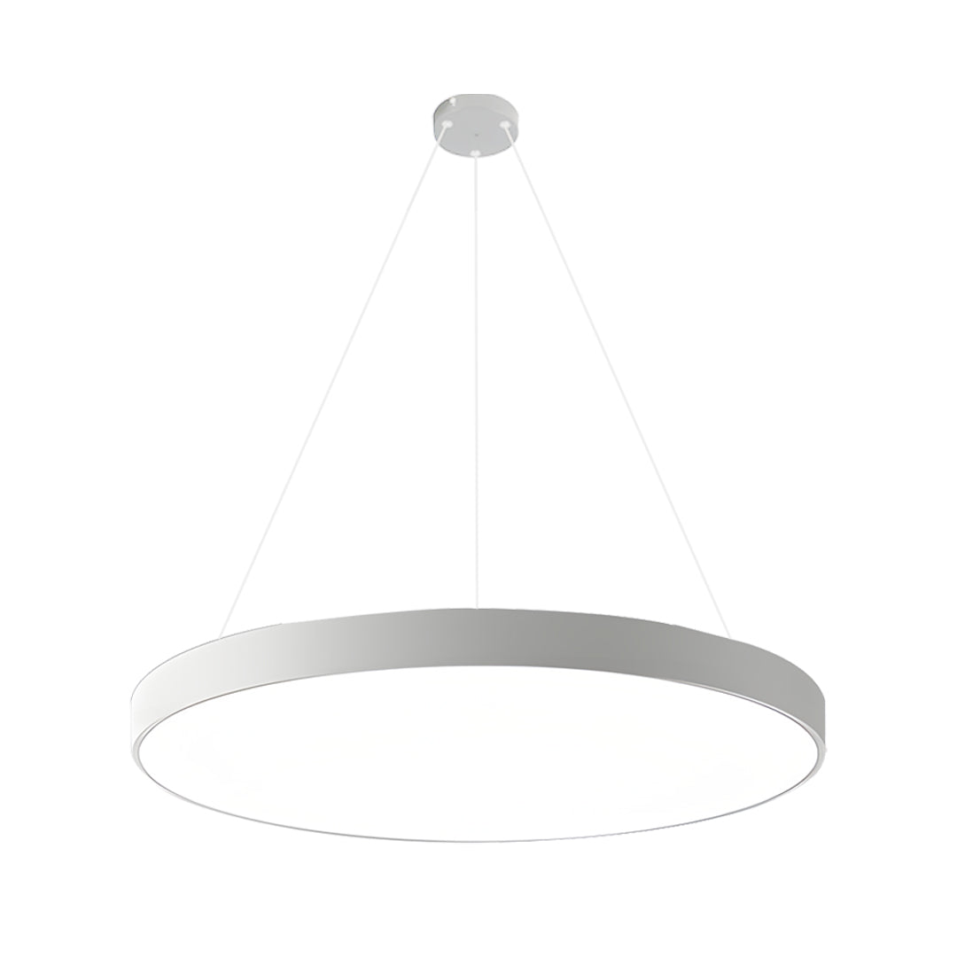 Pendant Light - Modern Minimalist Metal Ring - Office Kitchen Hanging Lamp
