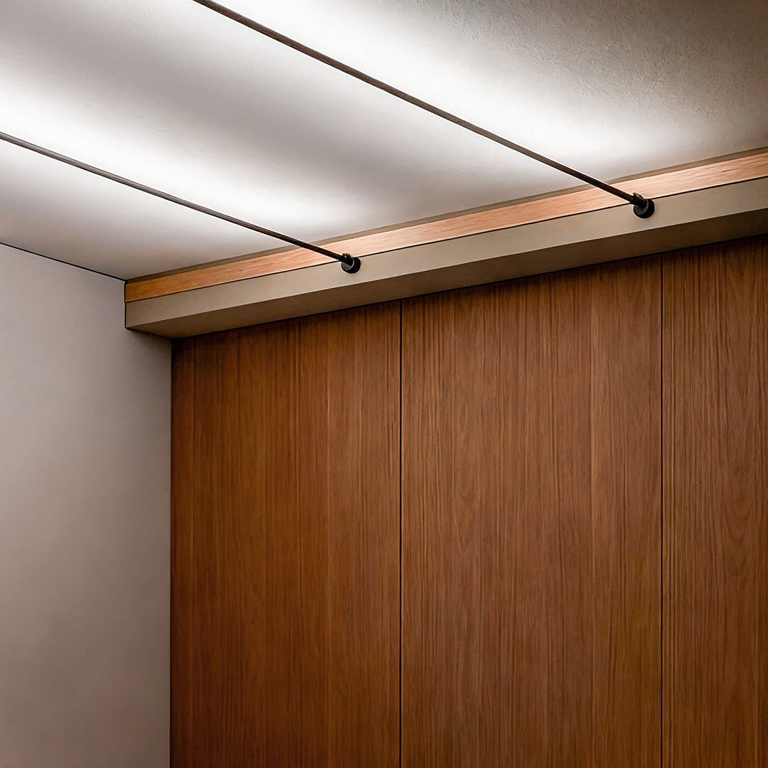 LED Bar Light Modern Rotatable Linear Strip Ultra-Thin Steel Ceiling