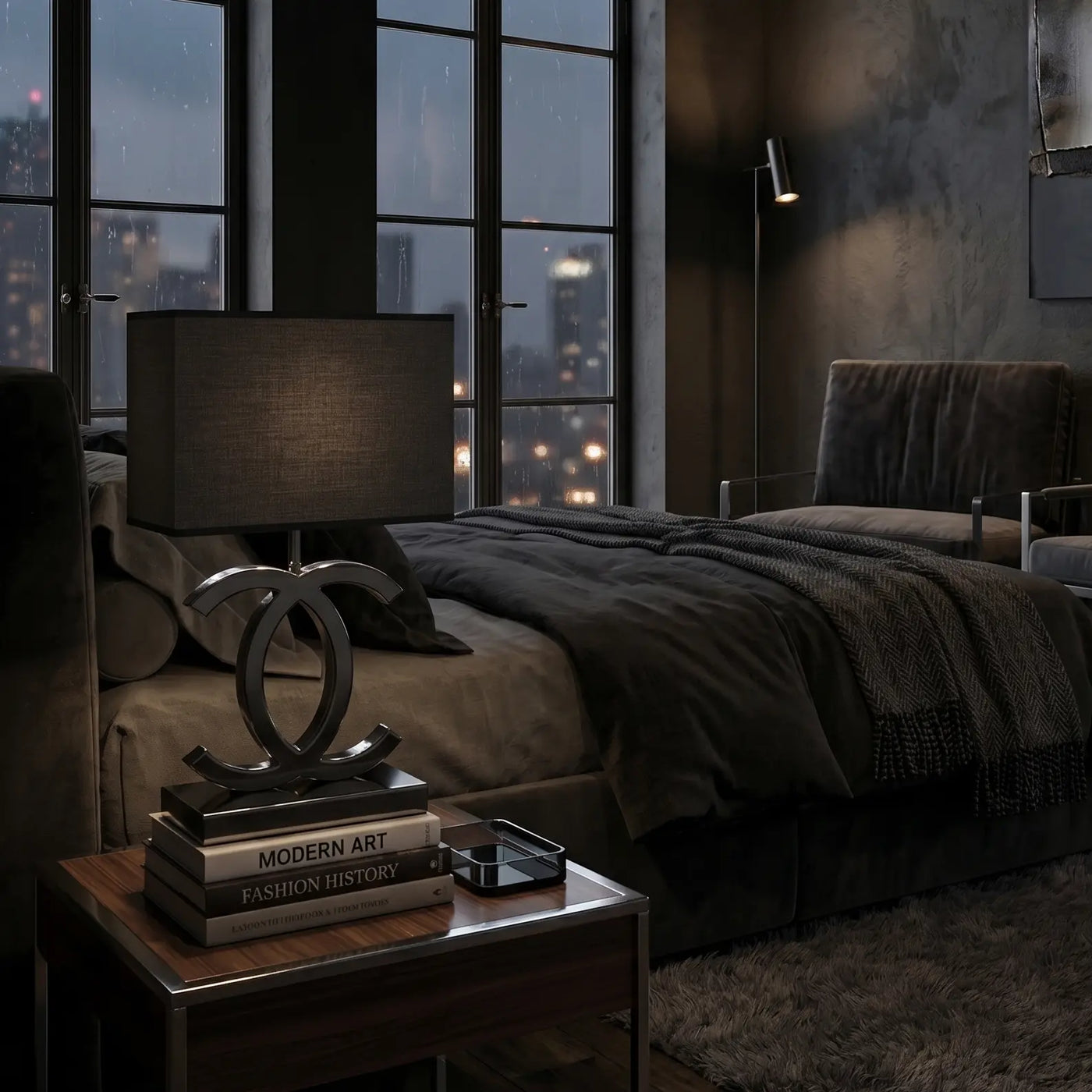 Stainless Steel Table Lamp