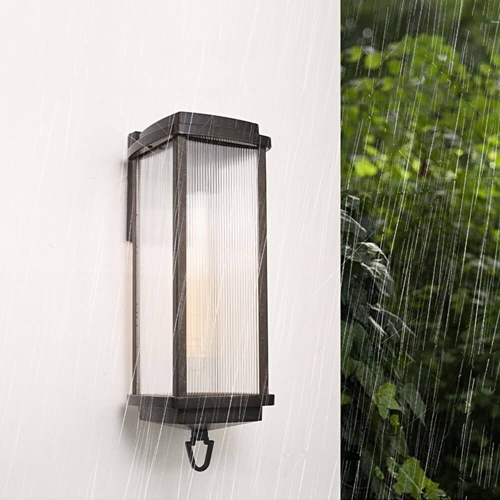 Outdoor Wall Lantern Modern LED Sconce 19.7 inch Patio Entry Light