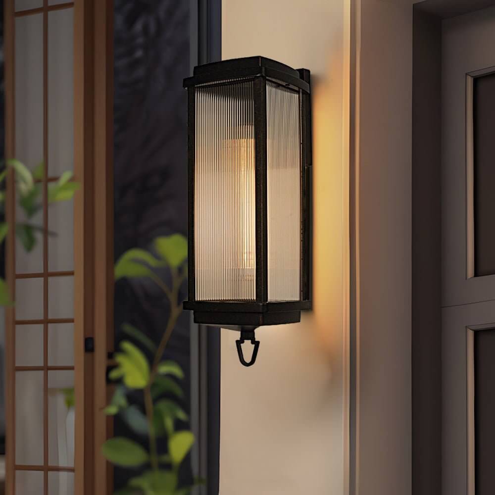 Outdoor Wall Lantern Modern LED Sconce 19.7 inch Patio Entry Light