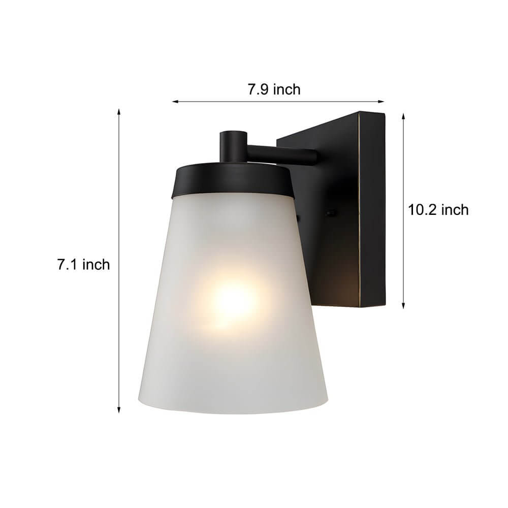 Outdoor Wall Sconce Smart Motion Sensor LED Waterproof Retro Lantern