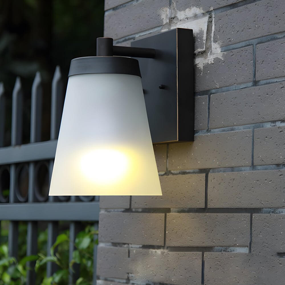 Outdoor Wall Sconce Smart Motion Sensor LED Waterproof Retro Lantern