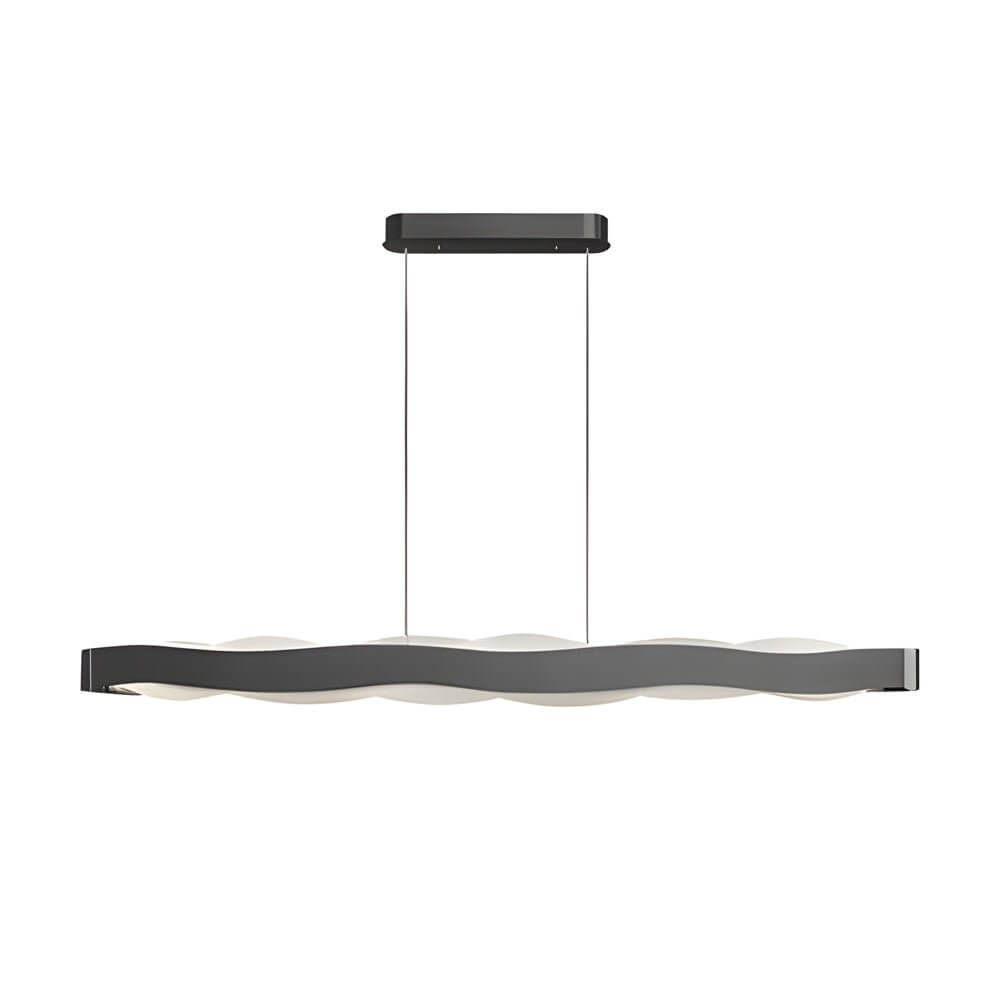 Wavy Round LED Pendant Light