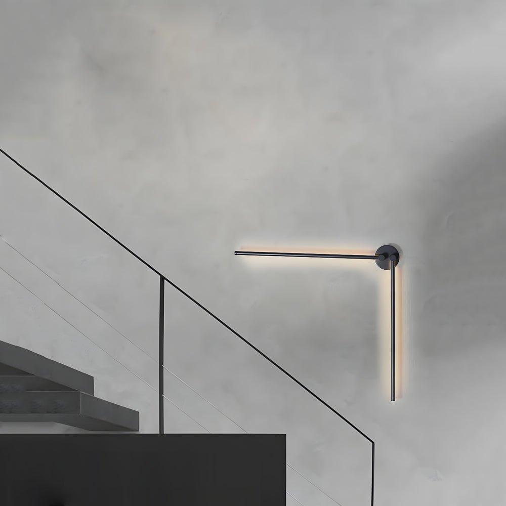 Wall Sconce Modern Rotatable Linear LED Black Bedroom Reading Light