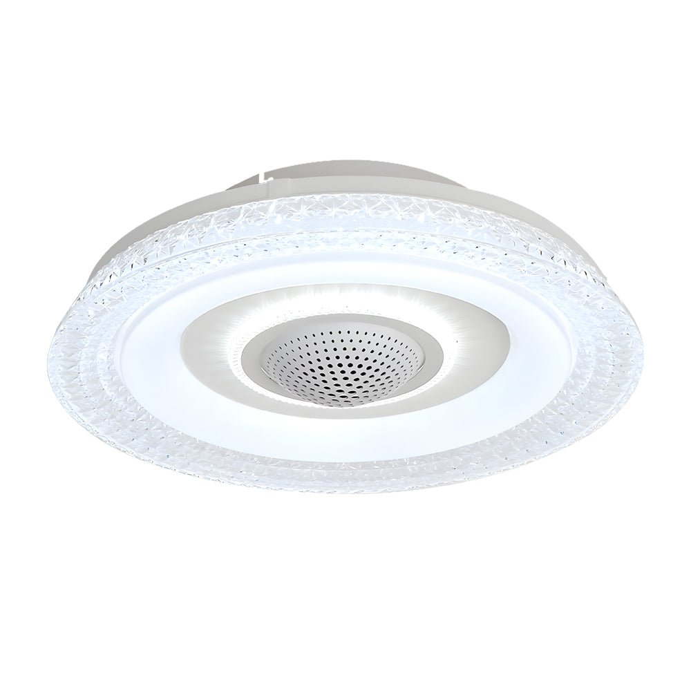 20" Bladeless Ceiling Fan with Dimmable LED & Remote