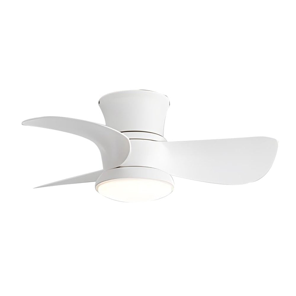Space-Saving 3-Blade Ceiling Fan with Light & Remote