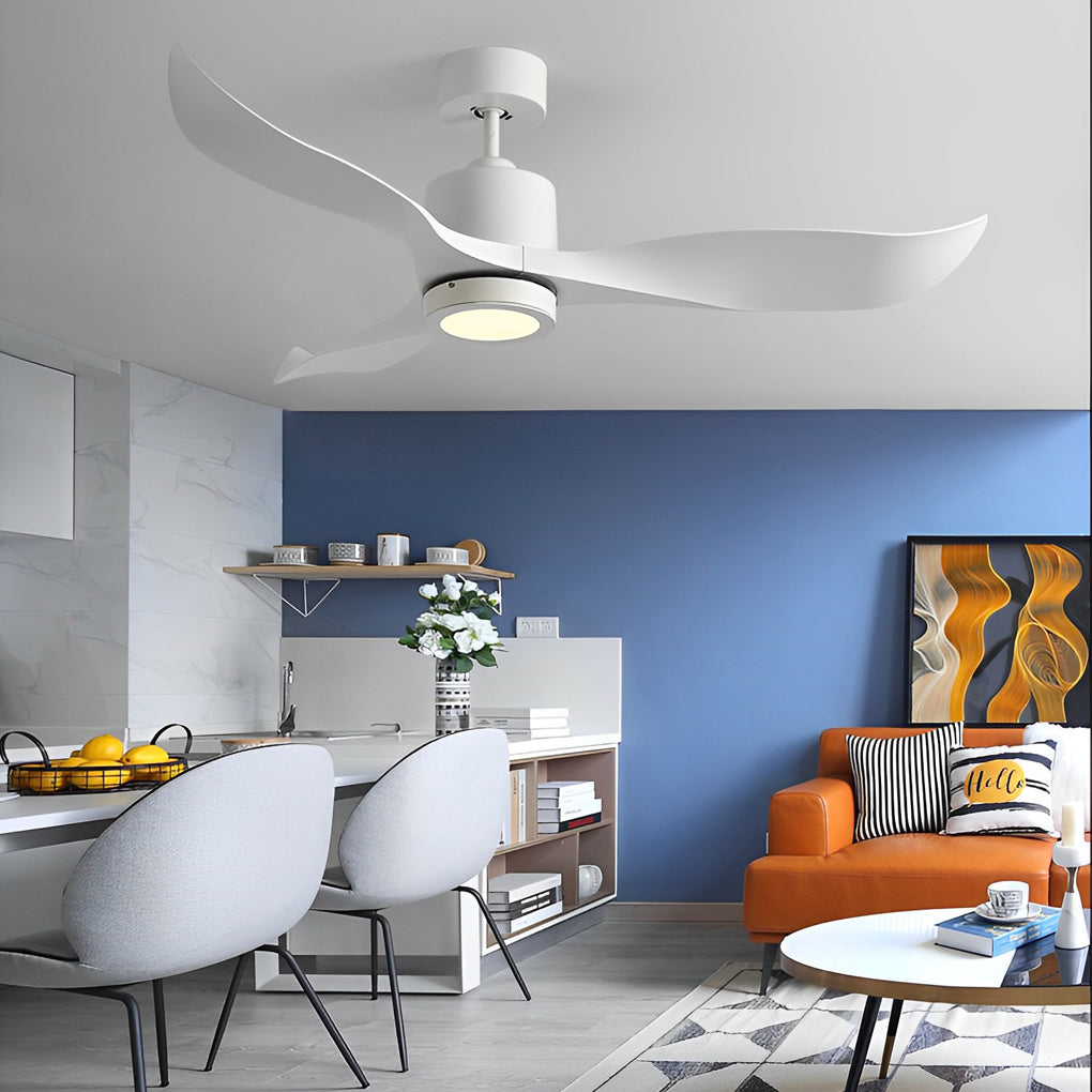 Nordic 3-Blade Ceiling Fan with LED Light & Remote