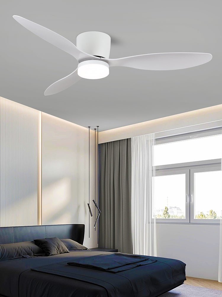 Aerodynamics Ceiling Fan with Light