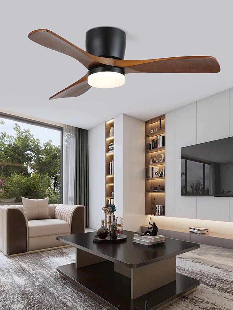 Aerodynamics Ceiling Fan with Light