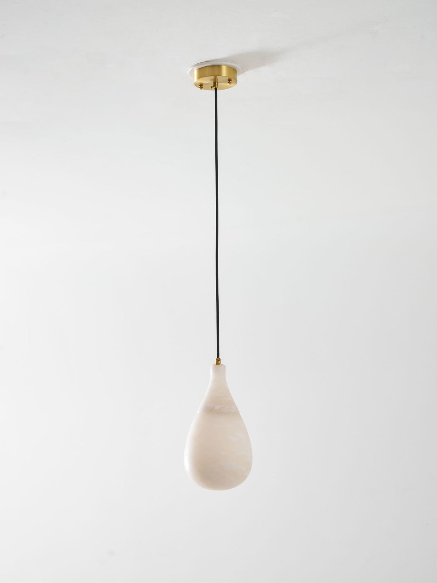 Alabaster Raindrop Pendant Light