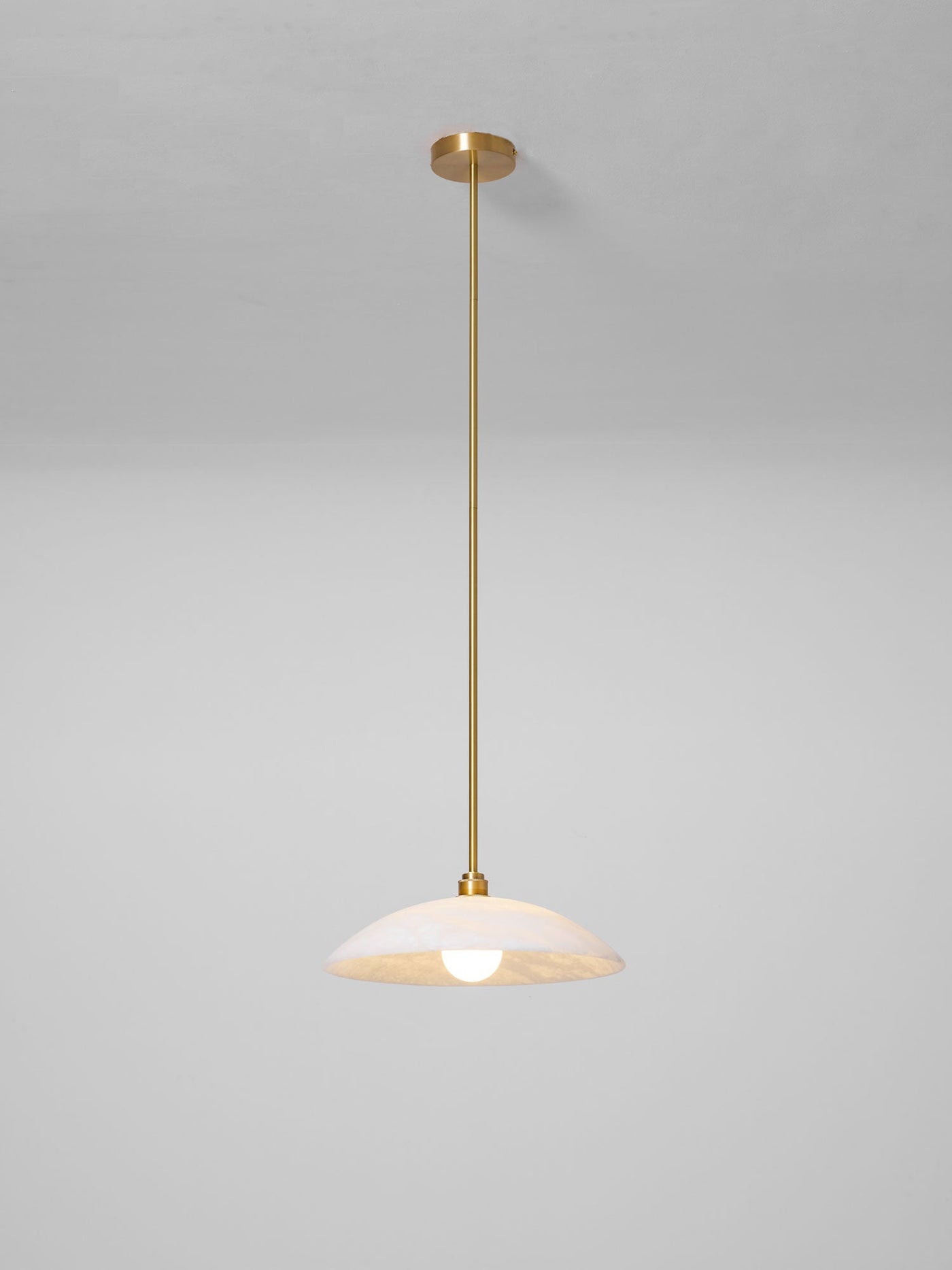 Alabaster Dome Pendant Lamp
