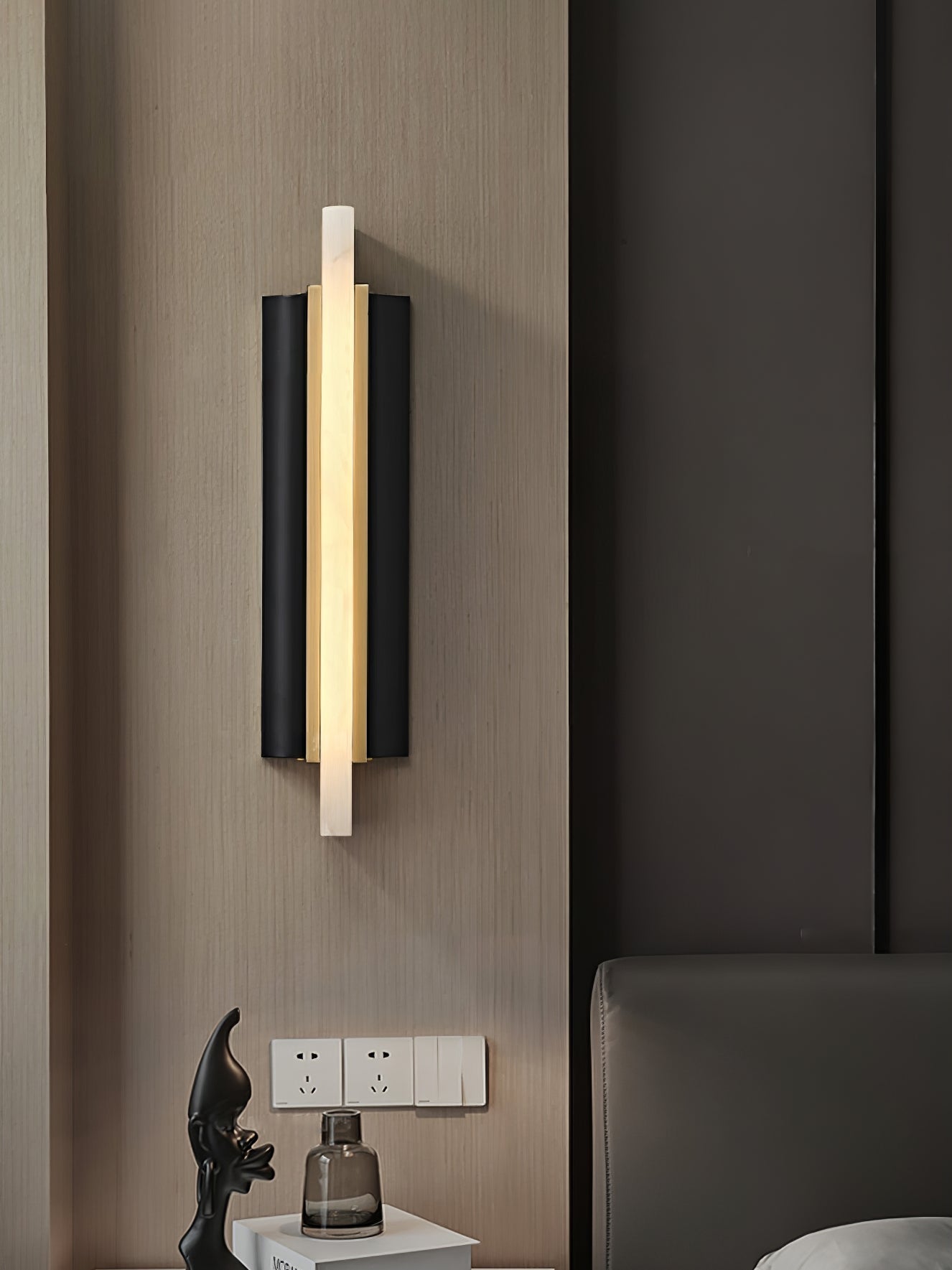 Alabaster Blade Wall Sconce